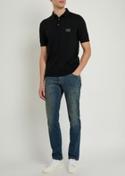Dolce & Gabbana Wool Polo Shirt Black