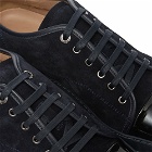 Lanvin Men's Patent Toe Cap Low Sneakers in Navy