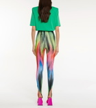 The Attico - Jamie high-rise stirrup leggings
