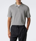 Canali Cotton and cashmere polo sweater