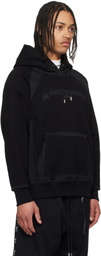 mastermind JAPAN Black Regular Fit Stitchwork Hoodie