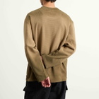 ROA Men's x And Wander Garment-dyed Long Sleeve in Beige
