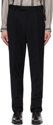 WACKO MARIA Black Pleated Trousers