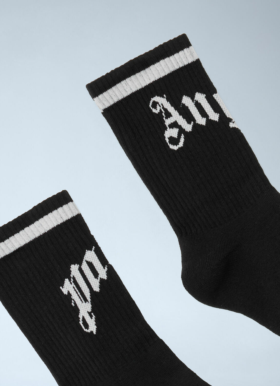 Palm Angels Curved Logo Track Socks