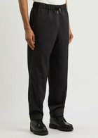 Wooyoungmi Straight-leg Twill Trousers Black
