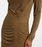 Marant Etoile Jelina gathered jersey maxi dress