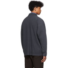 Homme Plisse Issey Miyake Charcoal Pleated Long Sleeve Shirt