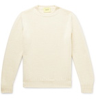 De Bonne Facture - Wool and Alpaca-Blend Sweater - Neutrals