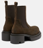 Rick Owens Beatle suede Chelsea boots
