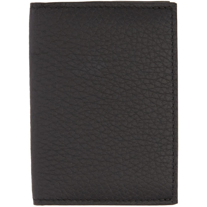 Photo: Éditions M.R  Black Leather Card Holder 