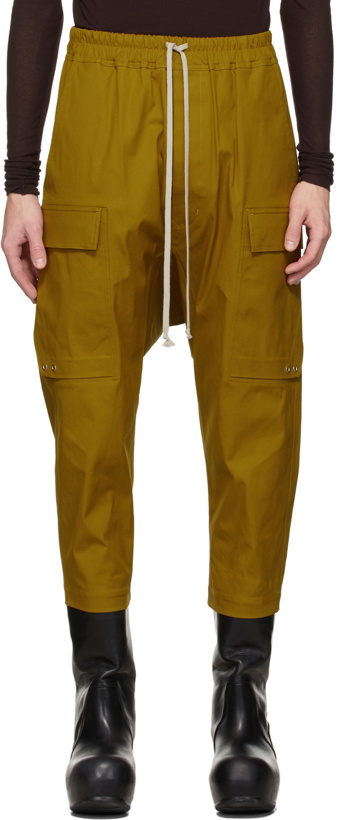 Photo: Rick Owens Yellow Cropped Cargo Pants