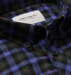 Carhartt WIP - Lanark Button-Down Collar Checked Cotton Shirt - Men - Green