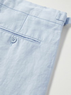 Orlebar Brown - Norwich Slim-Fit Linen Shorts - Blue