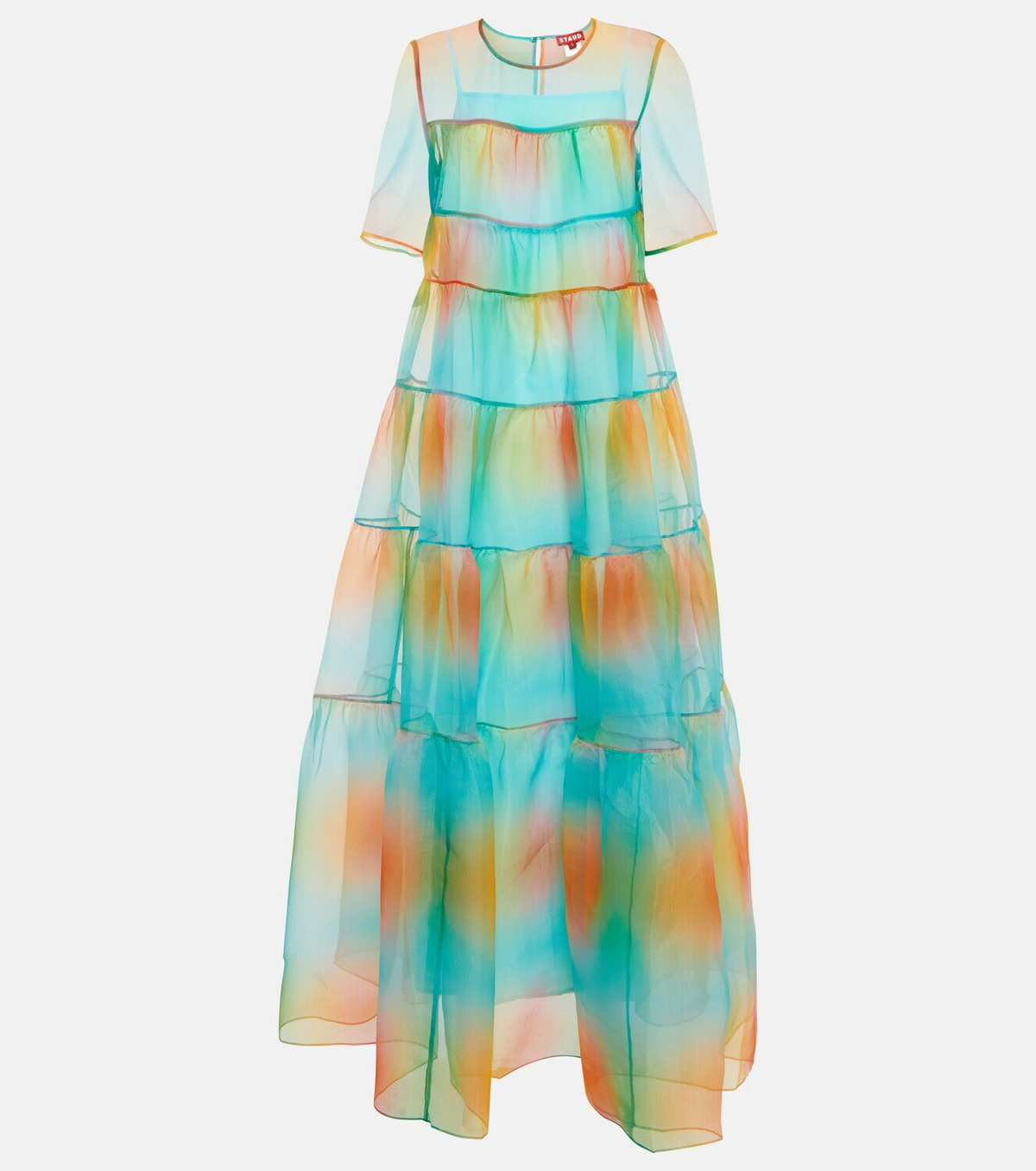 Staud - Hyacinth tiered maxi dress