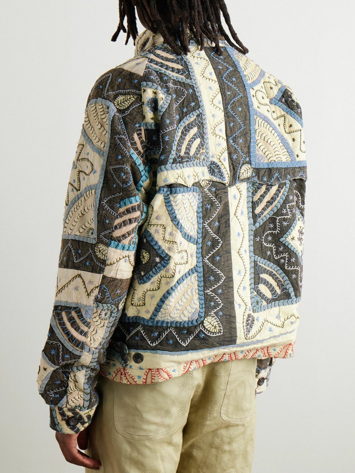 Kartik Research - Baracuta Patchwork Embroidered Quilted Cotton