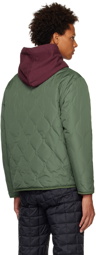 TAION Green Military Reversible Down Jacket