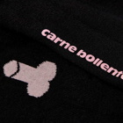 Carne Bollente Women's Love My Feet Sock in Black