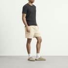 Calvin Klein Men's Heritage Crest Cotton Poplin Sleep Short in Slim Stripe Chalk