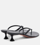 Amina Muaddi Juliette leather thong sandals