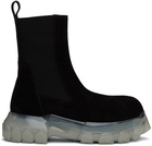 Rick Owens Black Beatle Bozo Tractor Boots