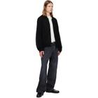OUR LEGACY Black Evening Polo Cardigan