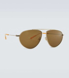 Gucci - Metal frame aviator sunglasses