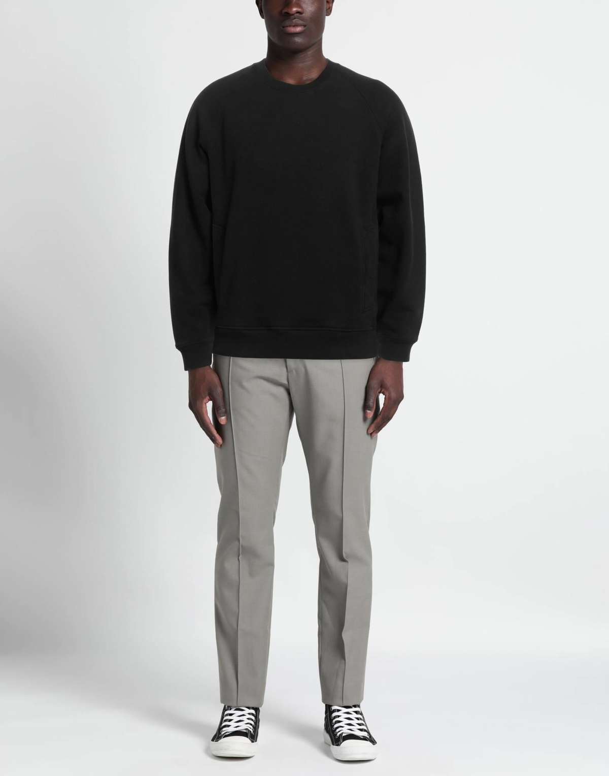 Ten C Mens Sweatshirt in Black