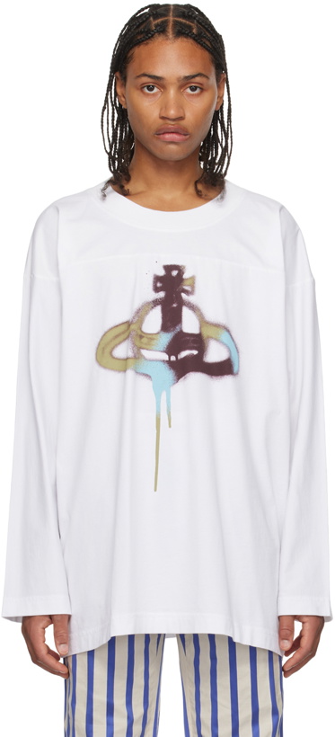 Photo: Vivienne Westwood White Fresh Long Sleeve T-Shirt