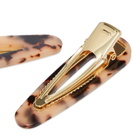 Tort Women's Cora Clips in Warm Tortoiseshell