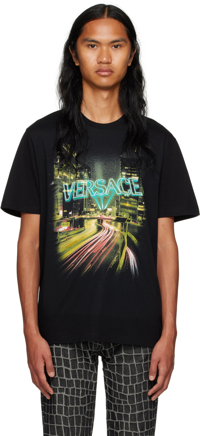 Versace Burgundy Royal Rebellion T-Shirt