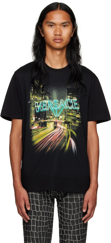 Photo: Versace Black City Lights T-Shirt