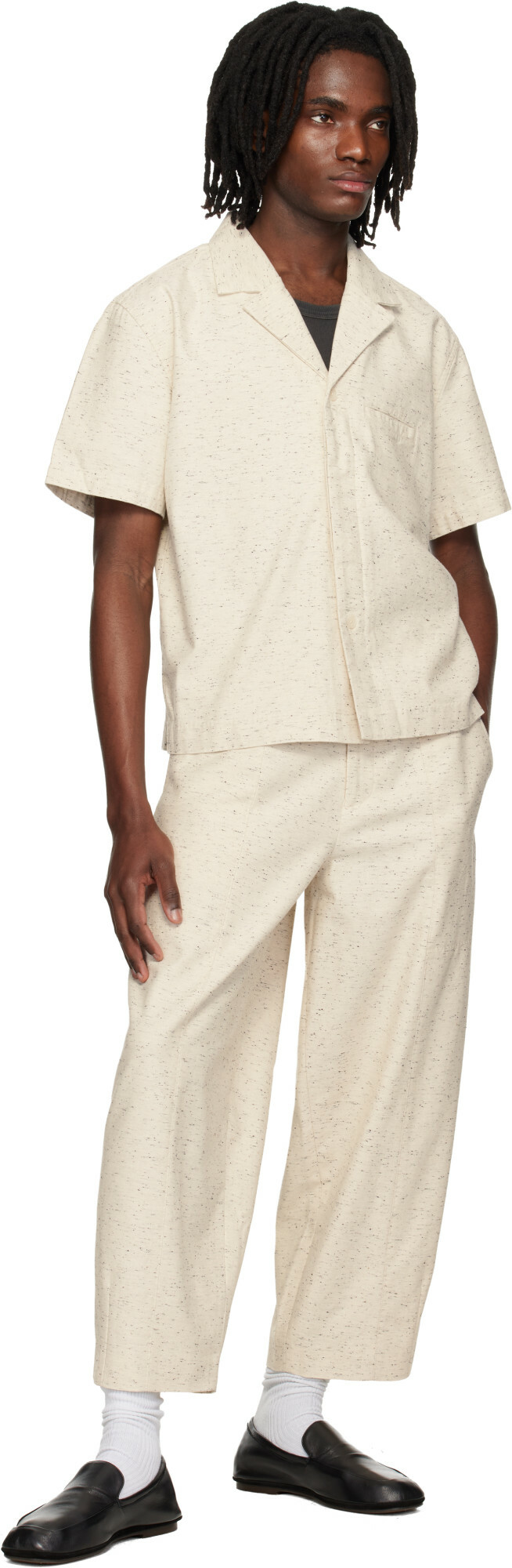 Entire Studios Off-White Carrot Trousers