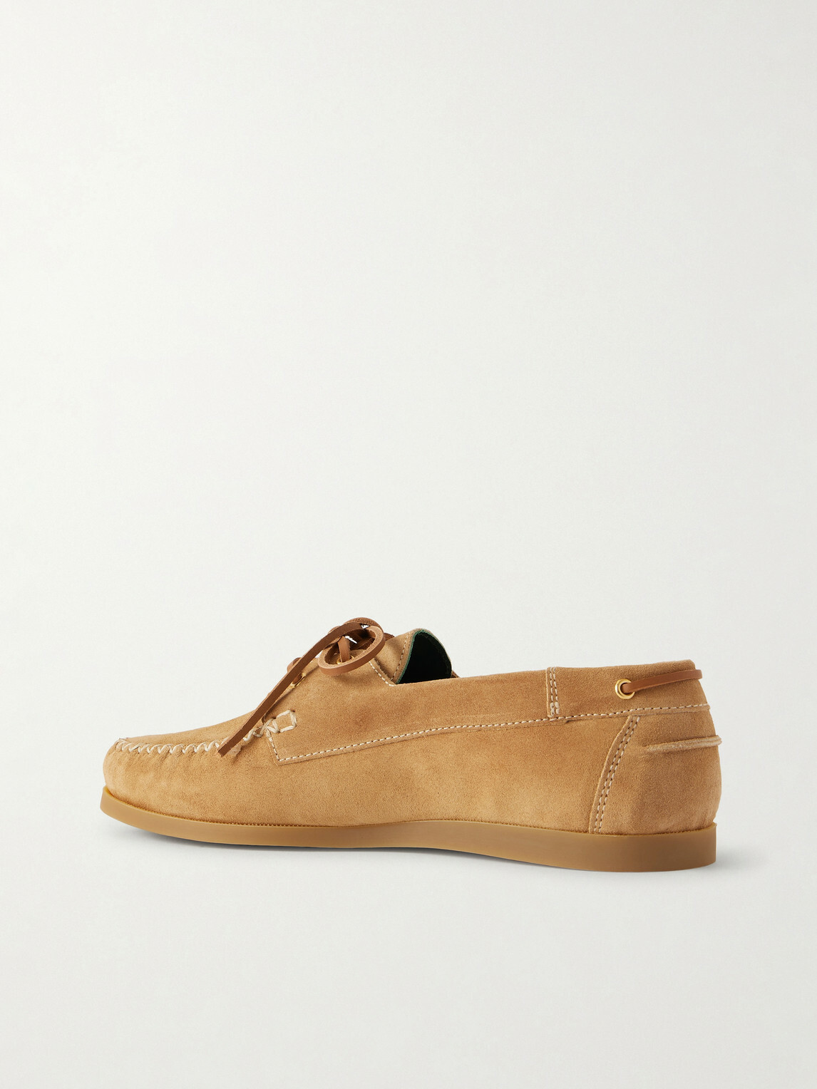 VINNY's - Boatman Suede Boat Shoes - Neutrals