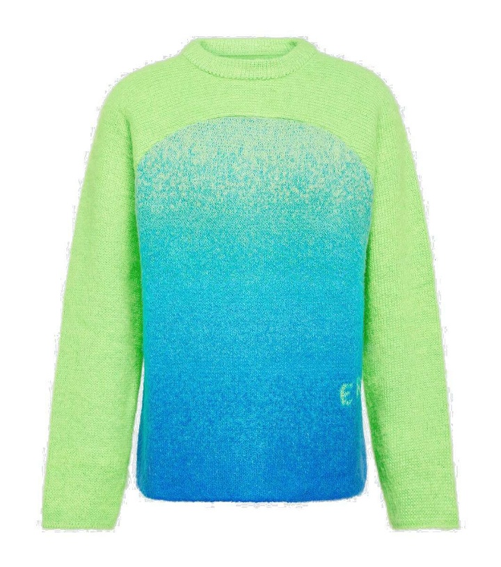 Photo: ERL Rainbow knitted mohair-blend sweater