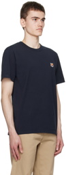 Maison Kitsuné Navy Fox Head T-Shirt