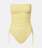 Melissa Odabash Sydney ruched bandeau swimsuit