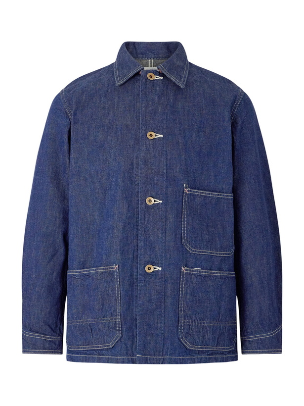 Photo: FULLCOUNT - Denim Chore Jacket - Blue