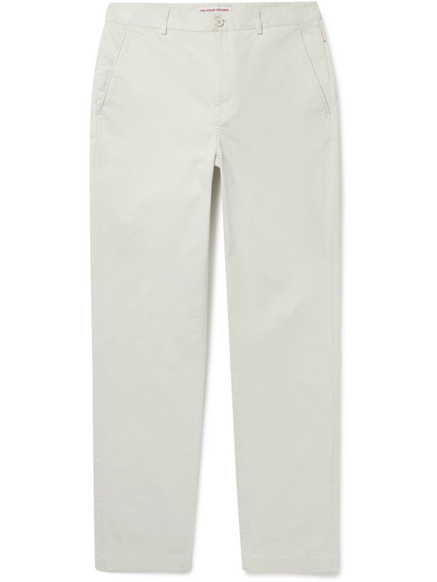 Photo: Orlebar Brown - Alexander Slim-Fit Cotton Trousers - White