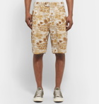 Engineered Garments - Sunset Pleated Printed Cotton Shorts - Beige