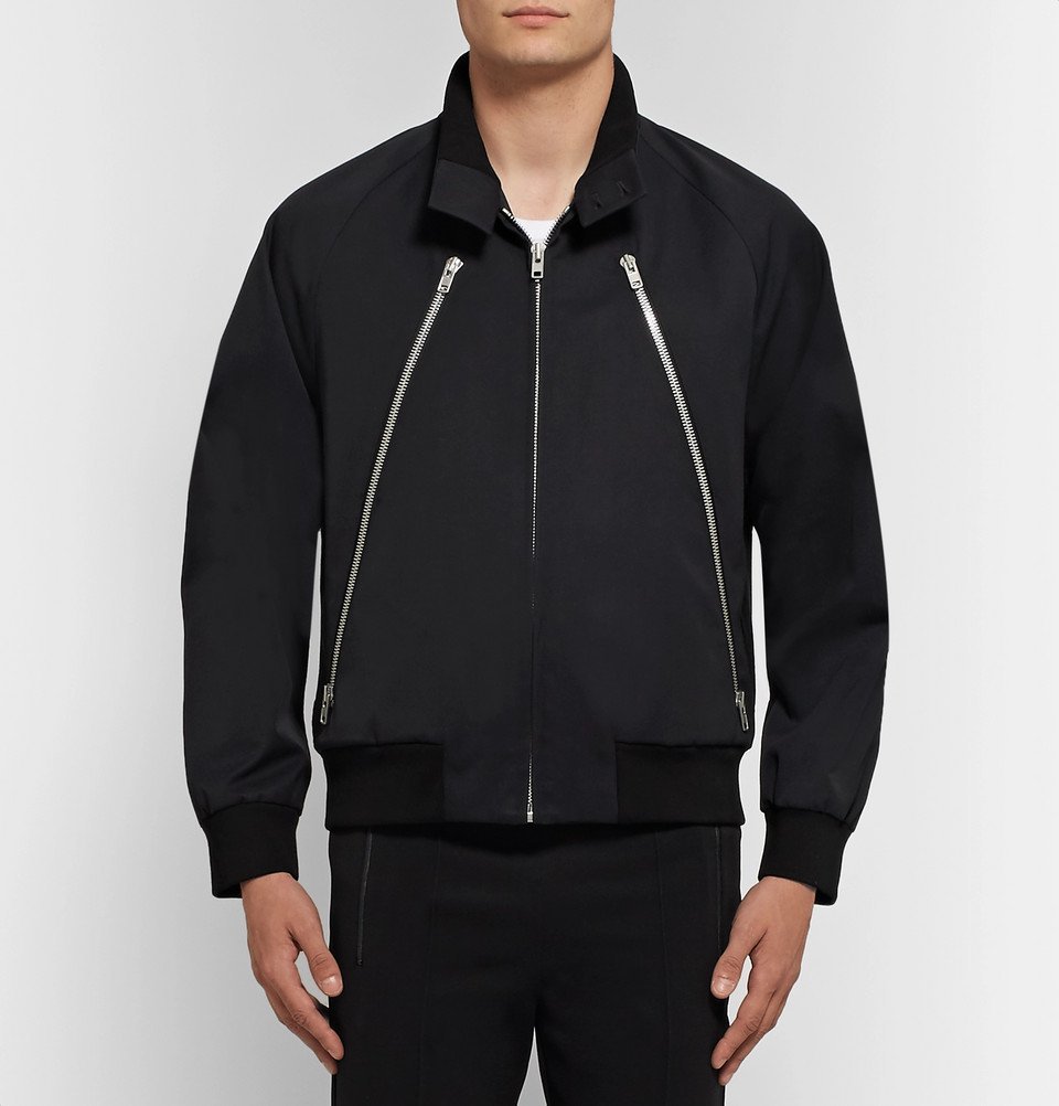 Maison Margiela - Zip-Detailed Twill and Corduroy Blouson Jacket - Men -  Midnight blue