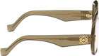 LOEWE Khaki Anagram Glasses