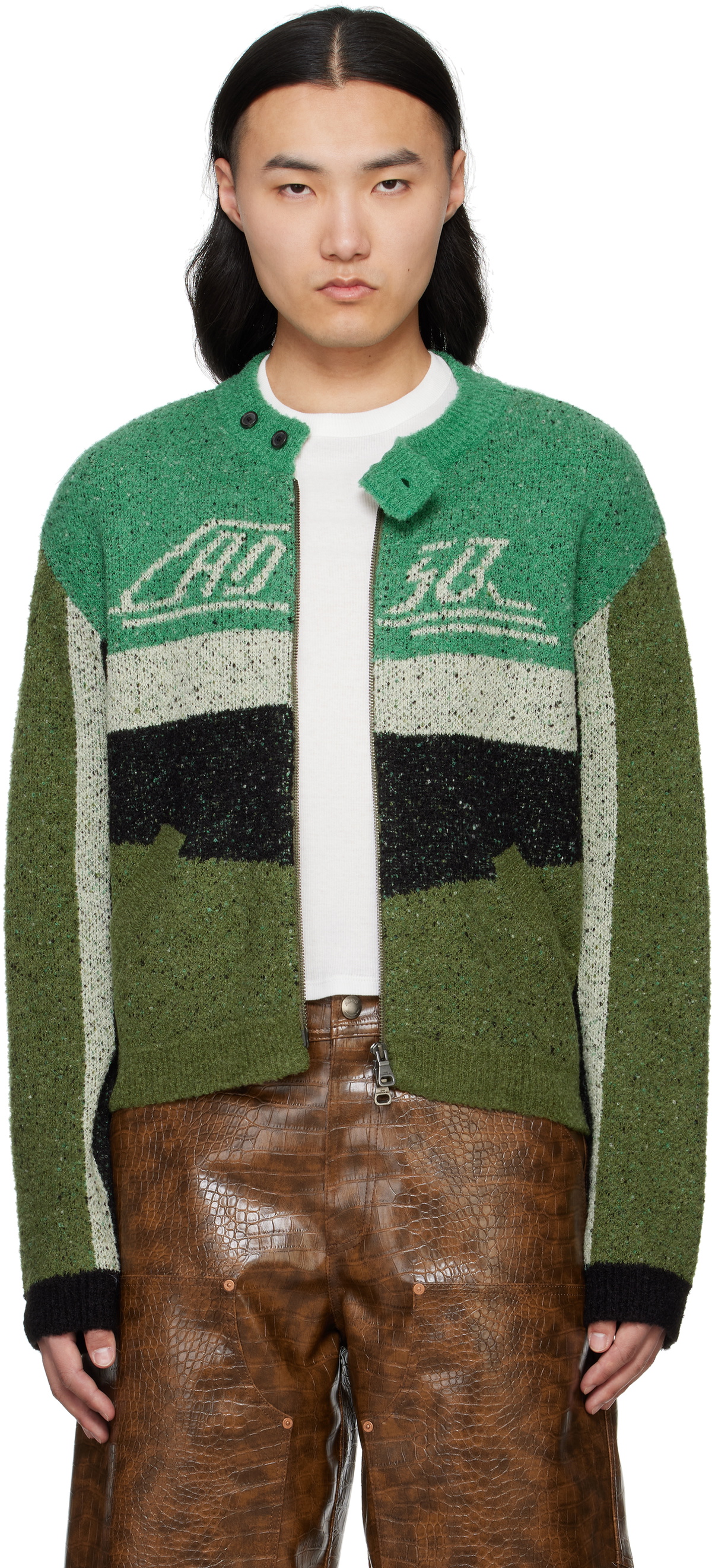 ANDERSSON BELL 売れ筋商品|||アンダーソン ベル カーディガン アウター レディース Cardigans Green Green Sauvage Cardigan by Andersson Bell on Sale