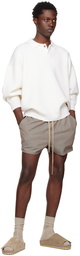 Fear of God Gray Drawstring Shorts