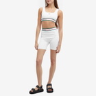 Casablanca Women's Sports Bra in White