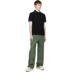 Moncler Black Logo Patch Cotton Polo