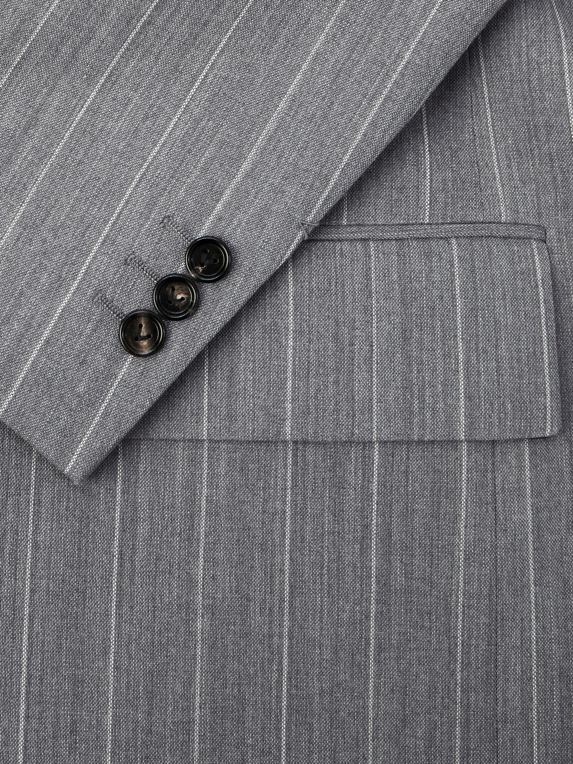 Bottega Veneta - Pinstriped Wool Blazer - Gray
