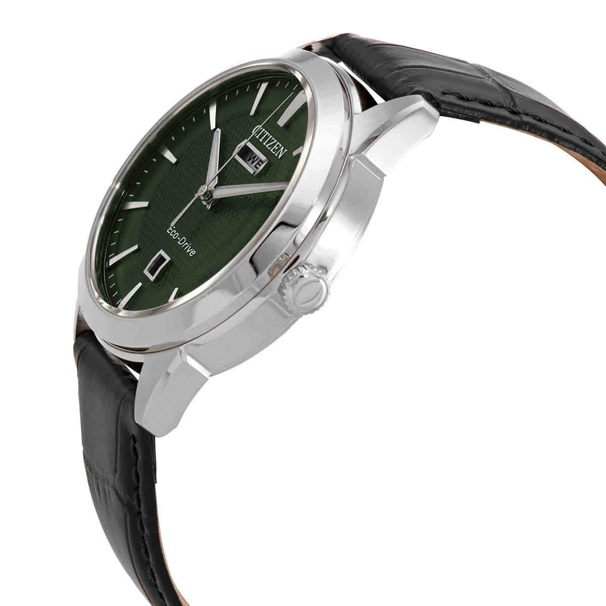Citizen Eco-Drive Corso Green Dial Mens Watch AW0090-02X