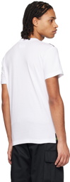 Versace Jeans Couture White V-Emblem Garden T-Shirt