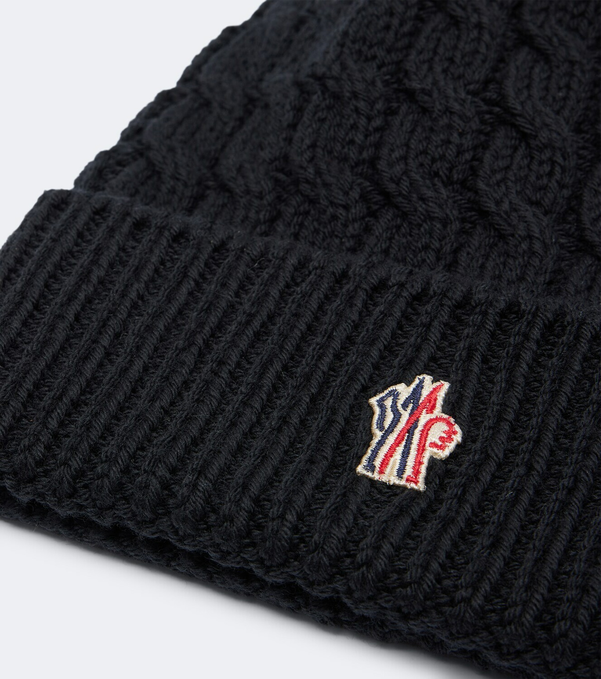 Moncler Grenoble Cable-knit virgin wool beanie