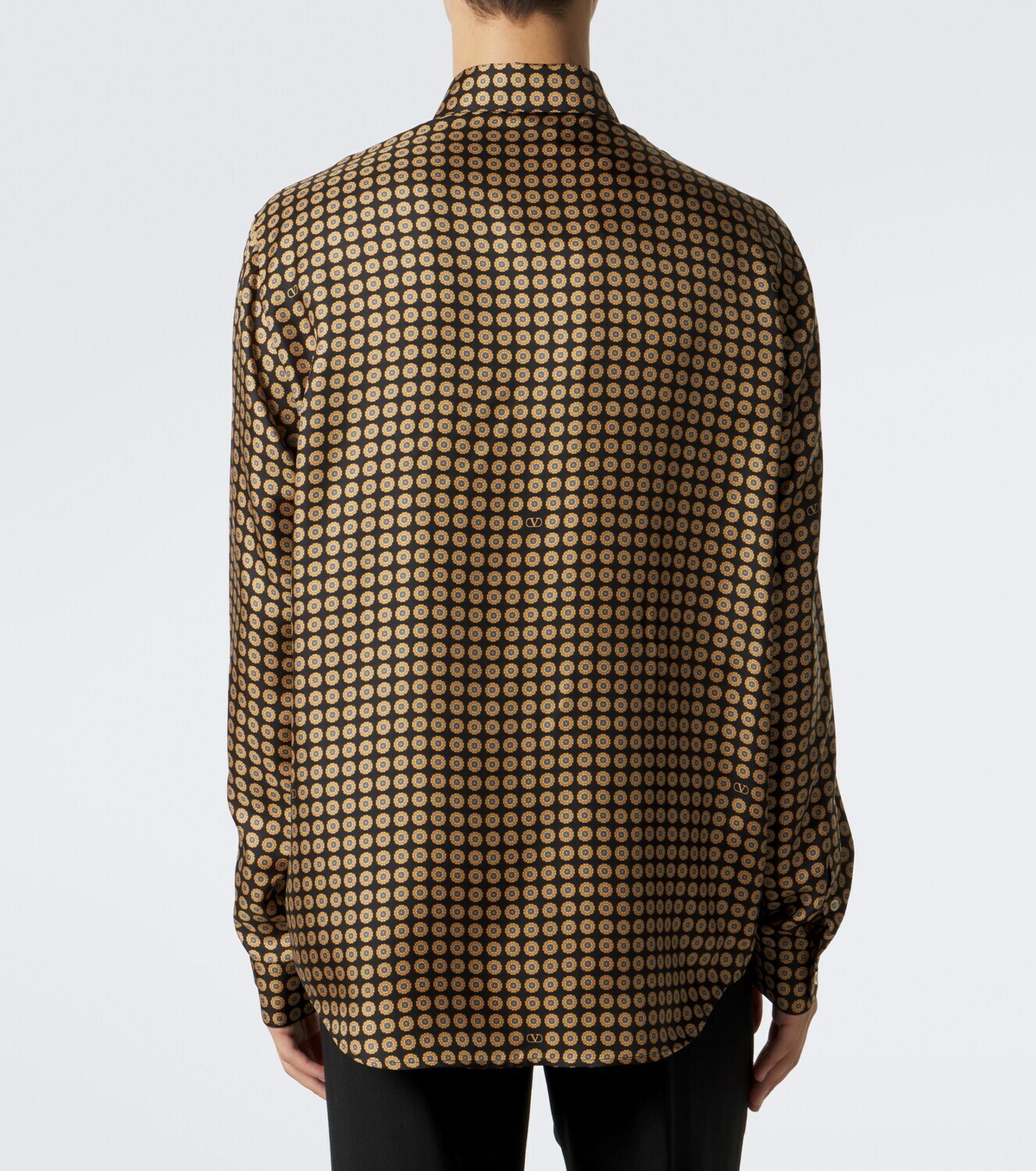 Valentino Garavani Printed silk twill shirt